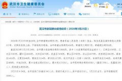 武汉通报新增1例确诊病例：系医生 不排除院内感